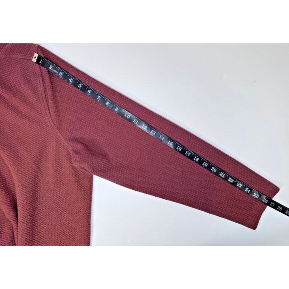 Southern Tide Men's XXL Outbound Quarter Zip Pullover Brown Heather Waffle Knit - Picture 9 of 13